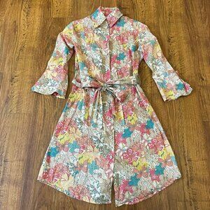 Bell by Alicia Bell floral belted shirtdress 4